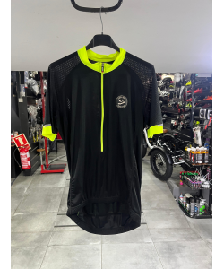 Maillot Spiuk negro/fluor T. L
