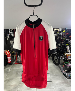 Maillot Spiuk rojo/blanco T. L